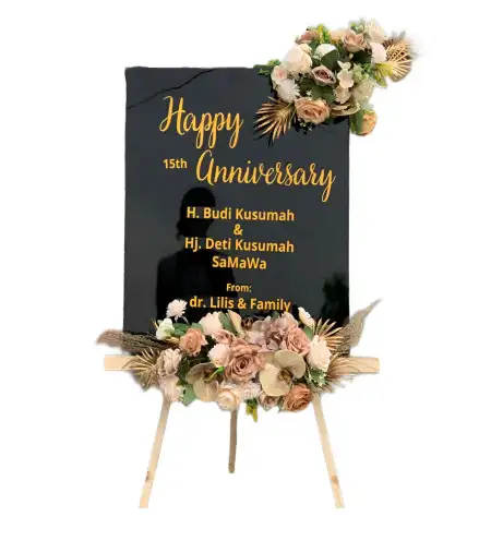 Papan Bunga Akrilik Haurkuning