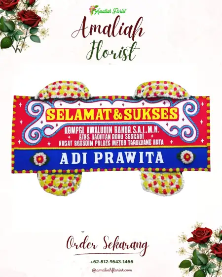 Papan Bunga Ucapan Selamat Haurkuning